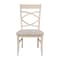 International Concepts Set of 2 Milano Chairs with Wood Seats, Unfinished C-316P - alternate 7